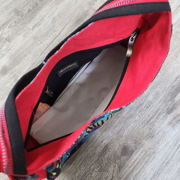 Laurel Burch Wild Horses of Fire Medium Equestrian Hobo Tote Shoulder Purse Bag - Picture 16 of 16